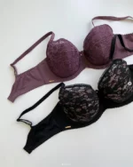 black-and-beige-and-purple-lace-bras-with-thin-foam-for-C-D-cups-with-a-magazine