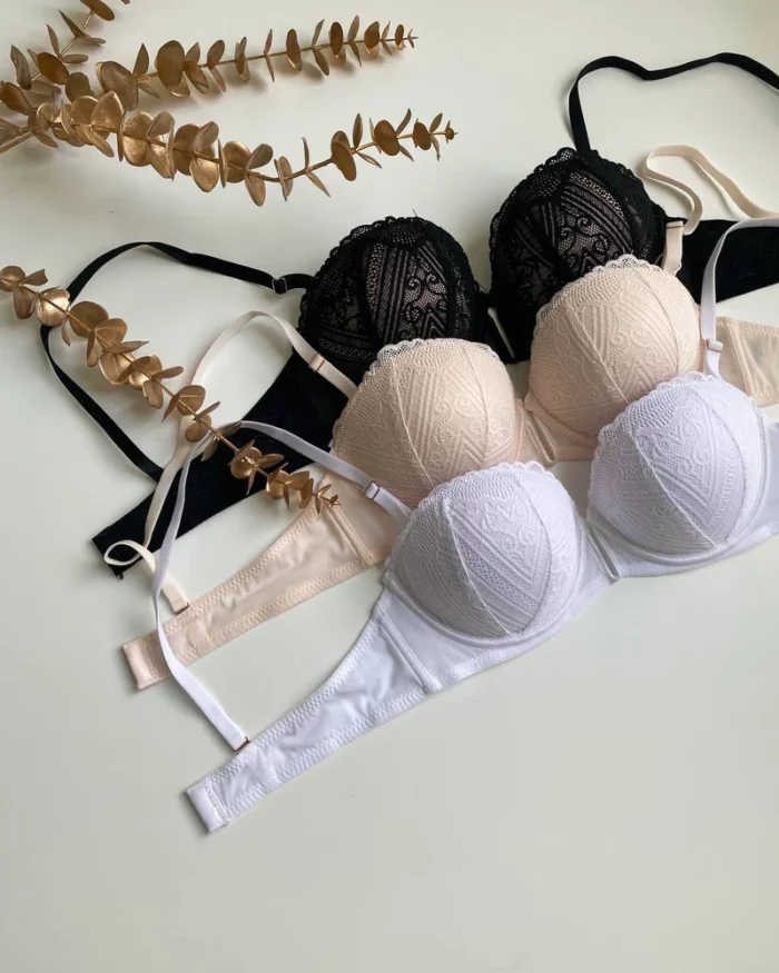 tempting-black-beige-and-white-lace-balconette-bras-with-an-artificial-branch