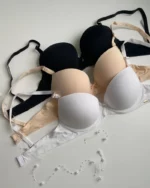 smooth-classic-bras-with-push-up-and-bows-C-cup-of-different-colors