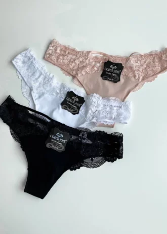 gentle-beige-white-and-black-lace-brazilian-panties-with-belts-Coeur-Joie