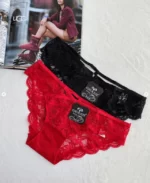 wonderful-black-and-red-lace-slips-with-belts-Coeur-Joie