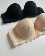 black-and-beige-lace-balconette-bras-with-bows-for-C-cup