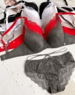 lace-sets-of-bras-with-thin-foam-and-panties-with-belts-of-different-colors