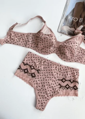 light-pink-polka-dot-set-of-bra-andhigh-waisted-brazilian-panties-with-lace-and-mesh