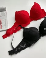 beautiful-red-and-black-lace-classic-bras-with-push-up-for-C-cup