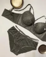 khaki-lace-set-of-a-bustier-bra-with-push-up-and-panties-with-belts