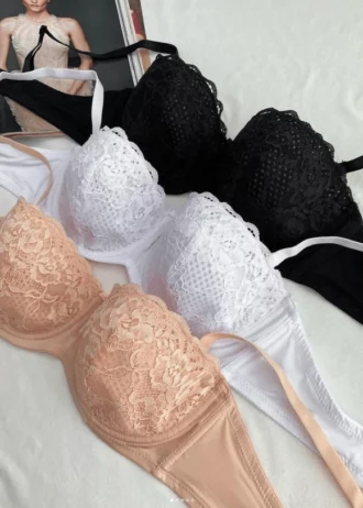 gentle-white-black-and-beige-balconette-bras-with-lace-cups-without-push-up-with-thin-foam