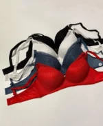 modern-bustier-bras-of-different-colors-without-push-up-with-belts-and-triangle-pattern