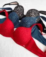 smooth-black-blue-and-red-classic-bras-with-a-flower-pattern-on-the-cups