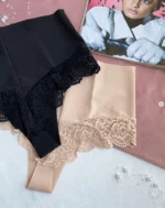 beautiful-black-and-beige-seamless-high-waisted-brazilian-panties-with-pieces-of-lace