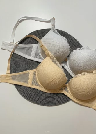 white-and-beige-classic-lace-bras-with-push-up-and-mesh