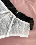 beautiful-black-and-white-high-waisted-brazilian-panties-with-flower-patterns-mesh-and-belts