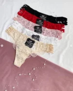 tempting-white-black-beige-powdery-and-red-lace-thongs-with-belts-and-bows