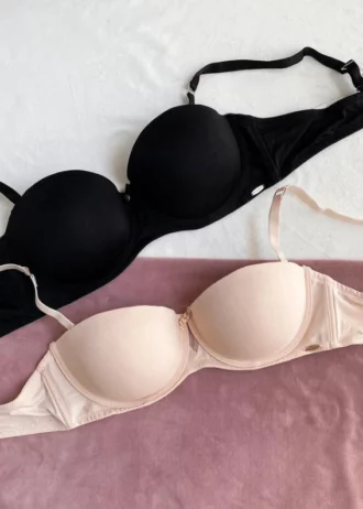 smooth-beige-and-black-balconette-bras-with-small-push-up