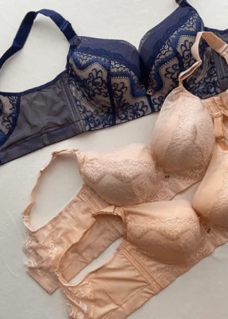 blue-and-beige-bustier-bras-with-push-up-D-cup