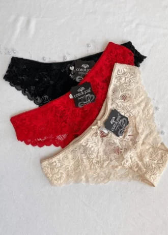 gentle-black-red-and-beige-lace-slips-Coeur-Joie-L-M-XL