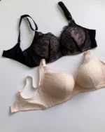 tempting-black-and-white-and-beige-lace-classic-bras-with-thin-push-up-D-cups