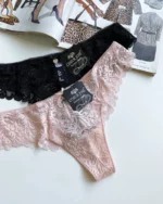 gentle-black-and-pink-lace-thongs