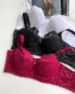 wonderful-white-cherry-and-black-lace-bustier-bras-with-thin-foam-D-cups