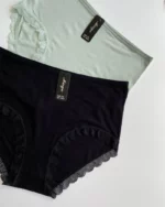 comfortable-flexible-black-and-olive-high-waisted-panties