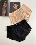 wonderful smooth beige and black high-waisted panties Lanny Mode